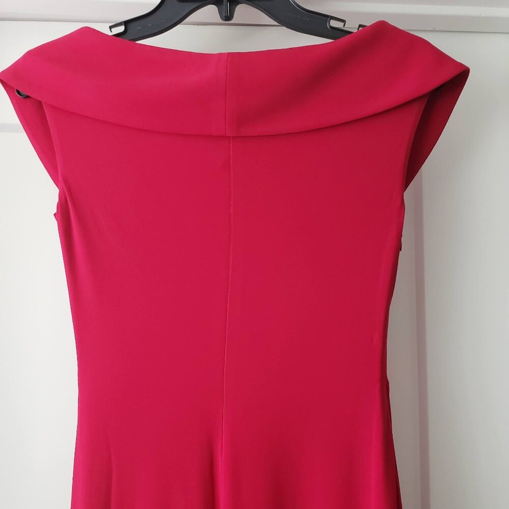 LAUREN RALPH LAUREN JERSEY OFF-THE-SHOULDER GOWN SIZE 0 - Picture 6 of 9